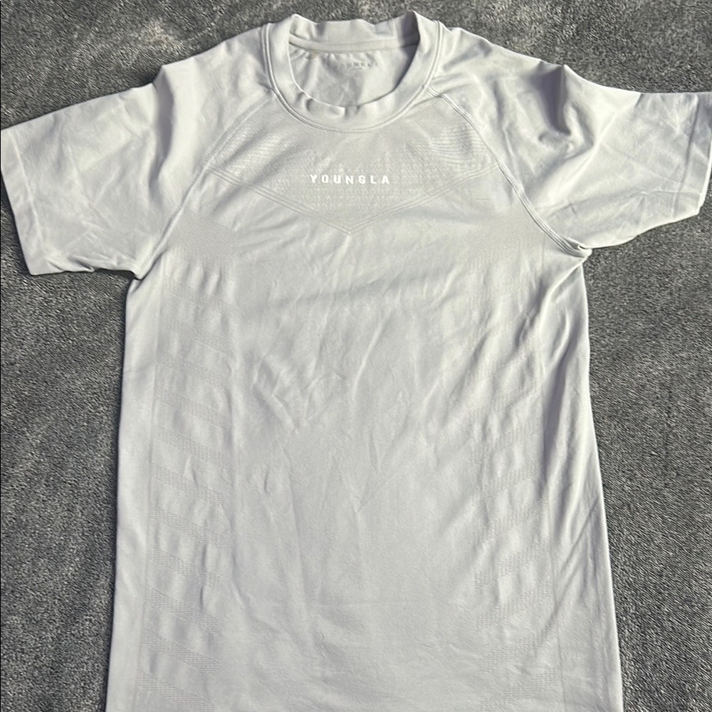 YoungLA grey Supervillain Compression T Shirt